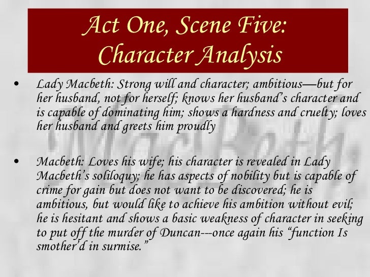 Macbeth character analysis essay free