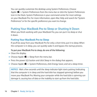 Mac book pro 13 inch users guide | PDF