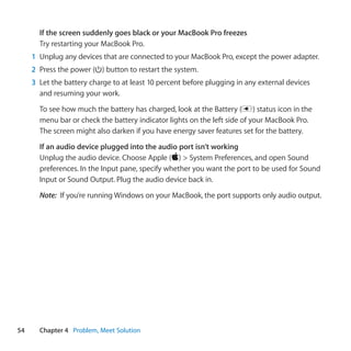 Apple MacBook Pro manual PDF (English) / User Guide | PDF