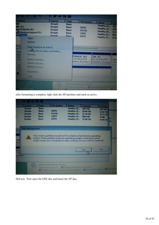 How to quad boot a macbook