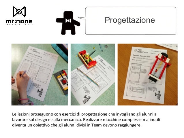 Progettazione Le lezioni proseguono con esercizi di proge@azione che invogliano gli alunni a lavorare sul design e sulla ...