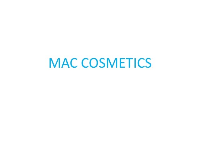 mac cosmetics certification