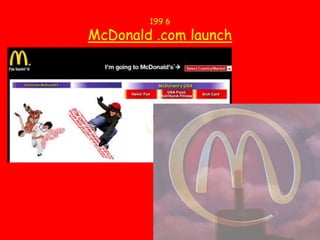 199 6McDonald .com launch