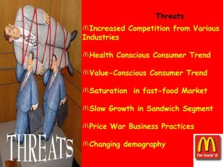 OpportunitiesOnly serving 1% of worlds populationGrowth in Global Food Service IndustryInitial Public Offerings in Other CountriesAcquisition of Other RestaurantsRetail Sales of MerchandisesGrowing dining-out market