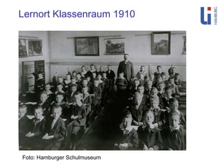 Foto: Hamburger Schulmuseum Lernort Klassenraum 1910 