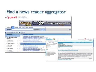 Find a news reader aggregator 