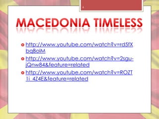 6




 http://www.youtube.com/watch?v=rd5fX
  bqBolM
 http://www.youtube.com/watch?v=2sgu-
  jQnw84&feature=related
 http://www.youtube.com/watch?v=ROZT
  1i_4Z4E&feature=related
 
