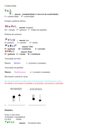 Macetes de vestibular - www.iaulas.com.br
