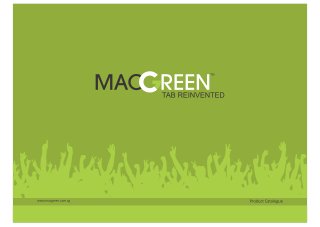 MacGreen Pad Catalogue!! MacGreen Tablet