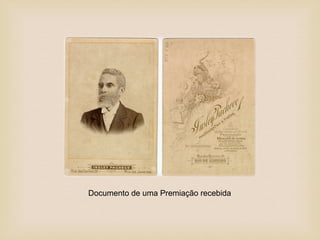 Documento de uma Premiação recebida
 