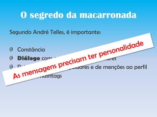 Diálogo com o usuário e com similares