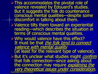 "Mental Qualities, Valence, and Intuition"