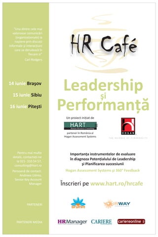 HR Cafe Brasov, Sibiu, Pitesti - Iunie 2011