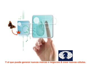 Y el que puede generar nuevas marcas o negocios & crear nuevas células. 