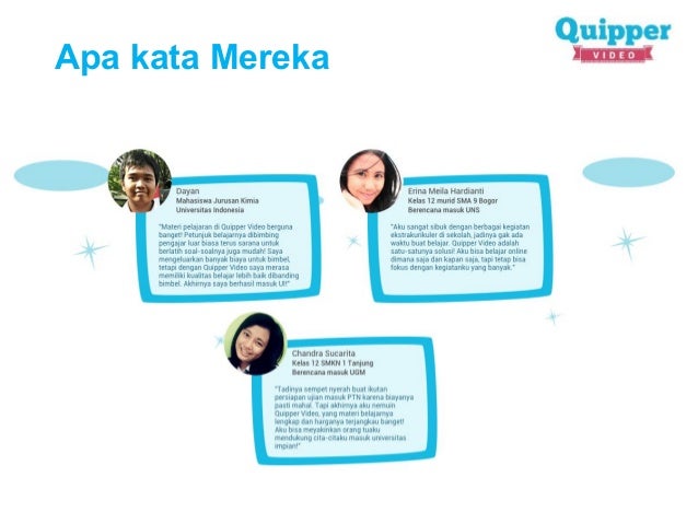 Machfut huda quipper video presentation for quipper supporter