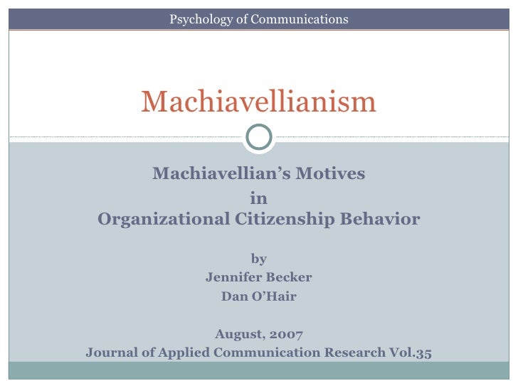 8 Characteristics of a Machiavellian Leader