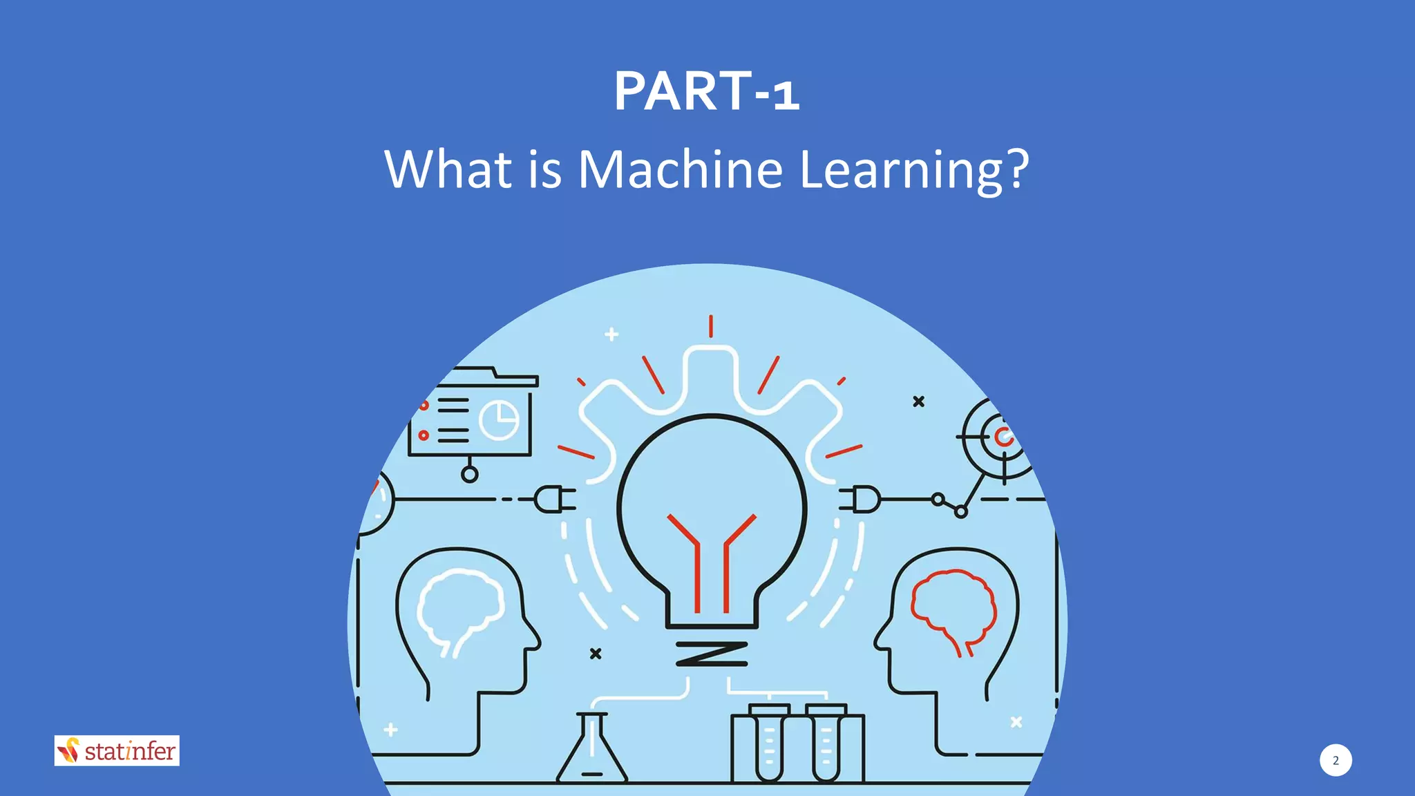 PART-1
What is Machine Learning?
2
 