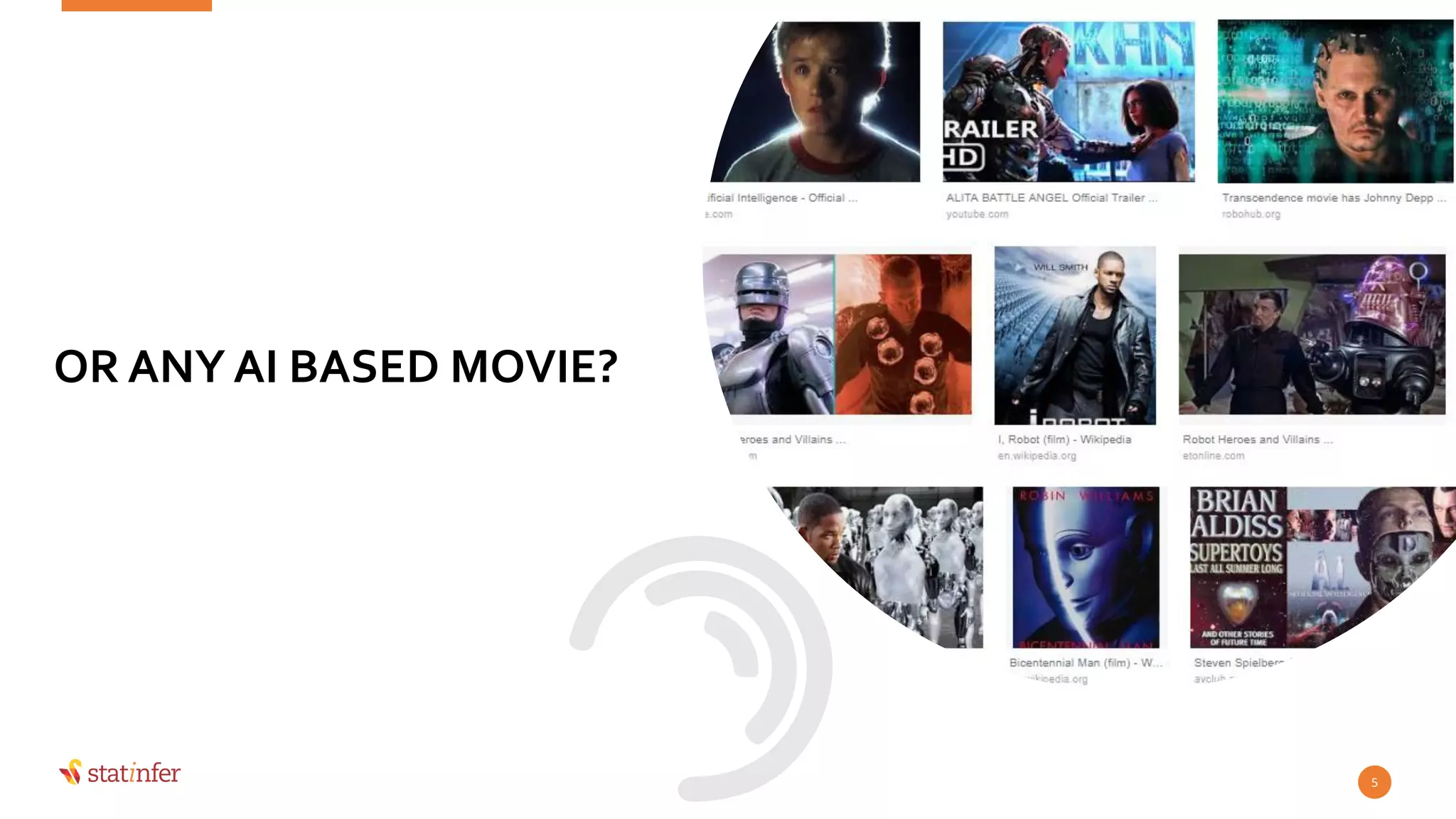 5
OR ANY AI BASED MOVIE?
 