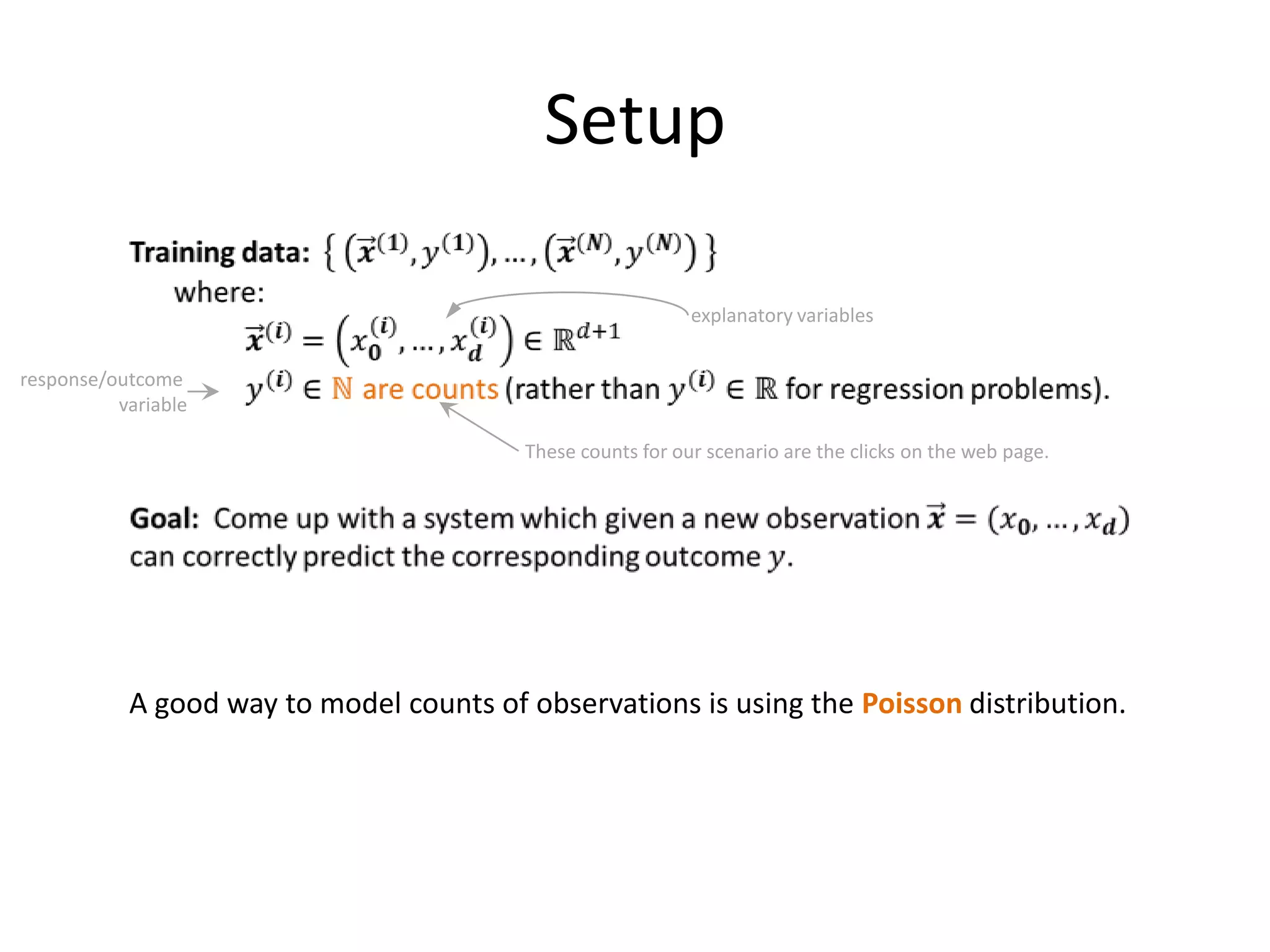 Summary
•   Examples of ML
•   Categorization
•   Object encoding
•   Linear models:
    –   Perceptron
    –   Winnow
    –   Logistic Regression
    –   RRM
• Engineering aspects of ML systems

                                      104
 