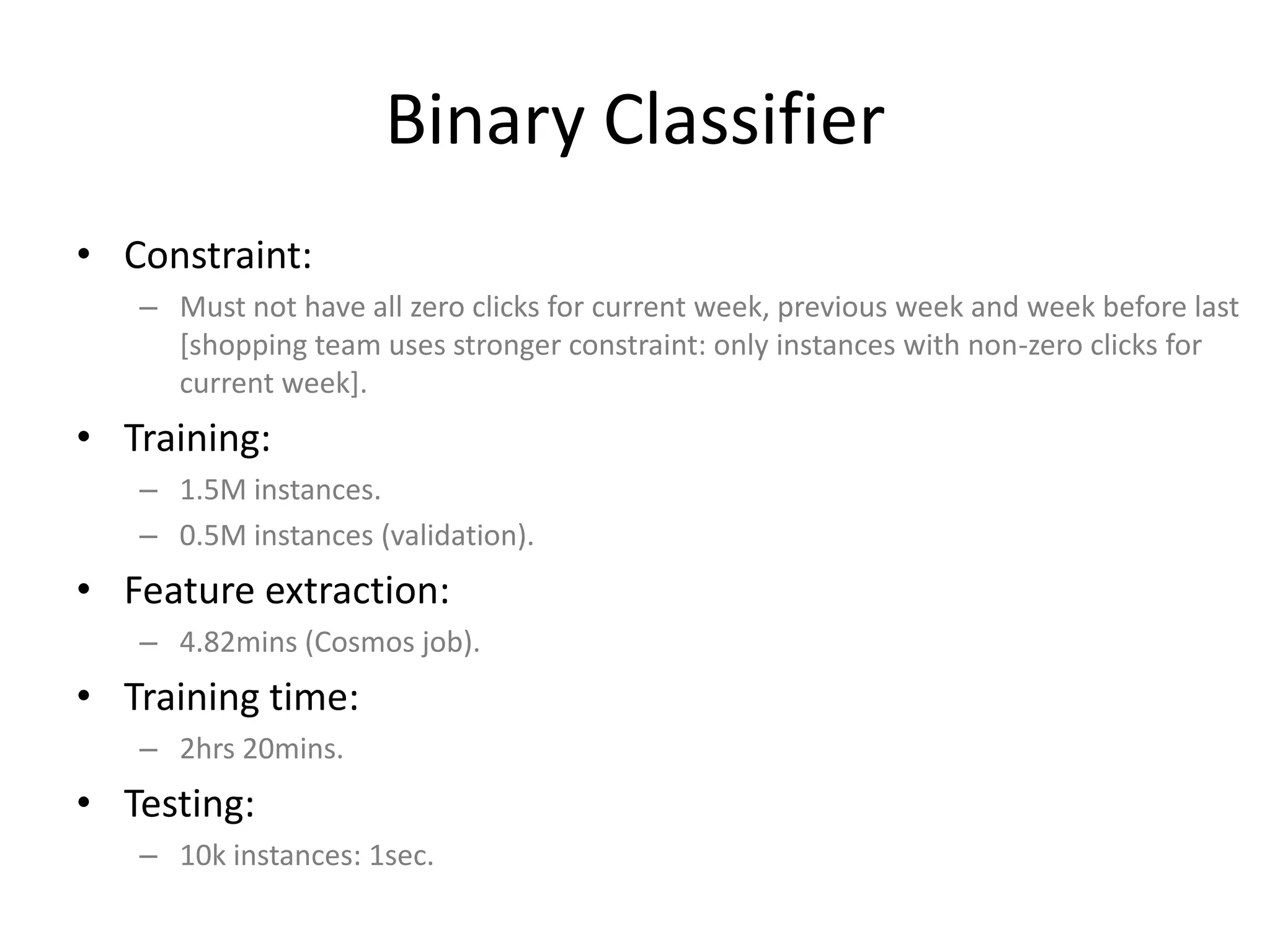 Regression Trees
                          Like classification trees but the
                          prediction is a number
                          (as suggested by “regression”).

                          1. How do we split?
                          2. When to stop?




 predictions
(constants)

                                                         135
 