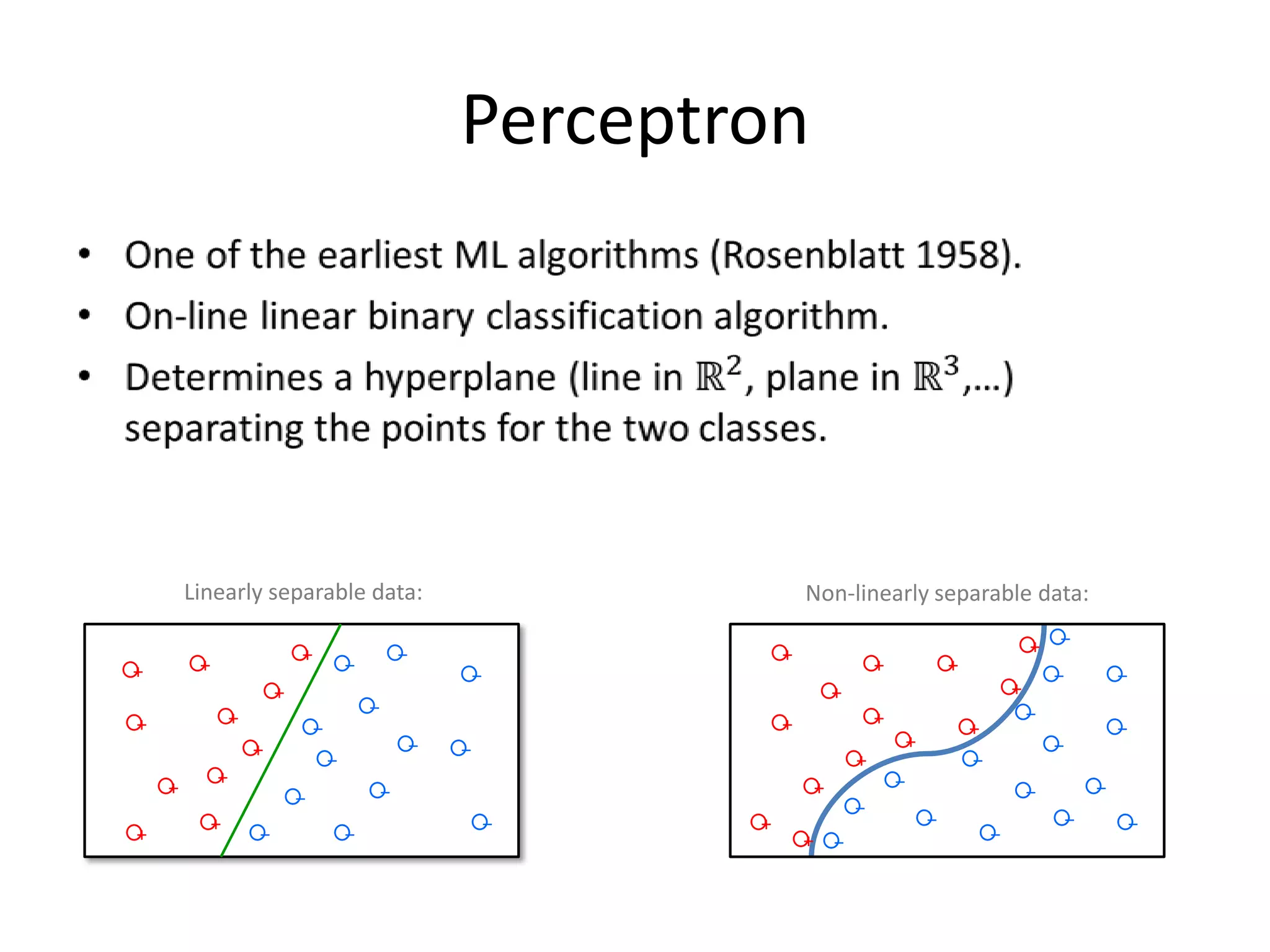 LINEAR MODELS
Why?– Linear models are good way to learn about core ML concepts.




                                                                    60
 