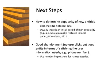 Rank Correlation Metrics

                                                                              • •
                                                                              •    •

                                                                              •   •

                                       The two rankings are the same.



                                       The two rankings are reverse of each other.




 Actual input is a set of objects with two rank scores (ties are possible).       151
 