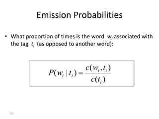 What’s the Big Deal ?

• The vocabularies of the cow and the duck can
  overlap and it is not clear a priori who wrote a
  certain word!




 170
 