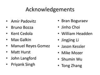 Recurrence Equation
      t   ( j)   max P ( S                 t 1   ,        t         s j ;O t )
                 S   t 1


                 max max P ( S                                t 2   ,    t 1          si ,       t         s j ;O         t 1      ,     t         kt   )
                     i       S   t 2


                 max max P (                          t         sj;          t             kt    |S        t 2   ,       t 1            si ; O    t 1   )
                     i       S   t 2
                                                                                     k1

                                                                        P( S         t 2   ,         t 1         si ; O t 1 )
                 max max P (                          t         sj |           t 1           si ) P (                t             kt    |    t    sj)
                     i       S   t 2

                                                                        P( S         t 2   ,         t 1         si ; O t 1 )
                 [max P (              t             sj |           t 1          si ) max P ( S                          t 2   ,        t 1       si ; O    t   )]
                                                                                                                                                                1
                         i                                                                   S   t 2
                                                                        P(       t               kt    |    t             sj)
                 [max pij                   t 1      (i )] a jk t
                     i
197
 
