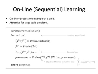 Confusion Matrix:
        Accuracy, Precision and Recall
Given a confusion matrix, it’s easy to compute accuracy, precision and recall:


                        Predicted class A   Predicted class B     Predicted class C
       Actual class A          50                  80                     70             200
       Actual class B          40                 140                     120            300
       Actual class C         120                 220                     160            500
                              210                 440                     350            1000




                                                                                                             58
                                                        Confusion matrices can, themselves, be confusing sometimes 
 