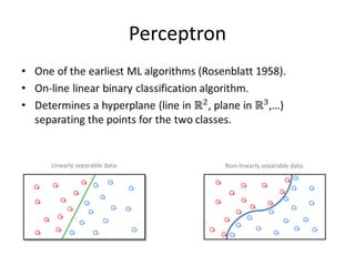 LINEAR MODELS
Why?– Linear models are good way to learn about core ML concepts.




                                                                    60
 
