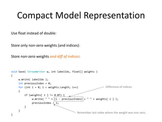 On-Line (Sequential) Learning
• On-line = process one example at a time.
• Attractive for large scale problems.



                                                             iteration (epoch/time).




                                                            Compute loss.




                                  Objective: Minimize cumulative loss:
    return parameters

                                                                                       68
 