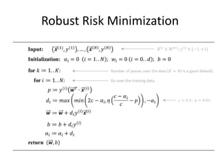 Derivative:
                                                              Refresher


                                                                      Chain rule:




Partial derivative:




Gradient (derivatives with respect to each component):



                                                         This is a vector and we
Gradient of the error:                                   can compute it at a point.   90
 
