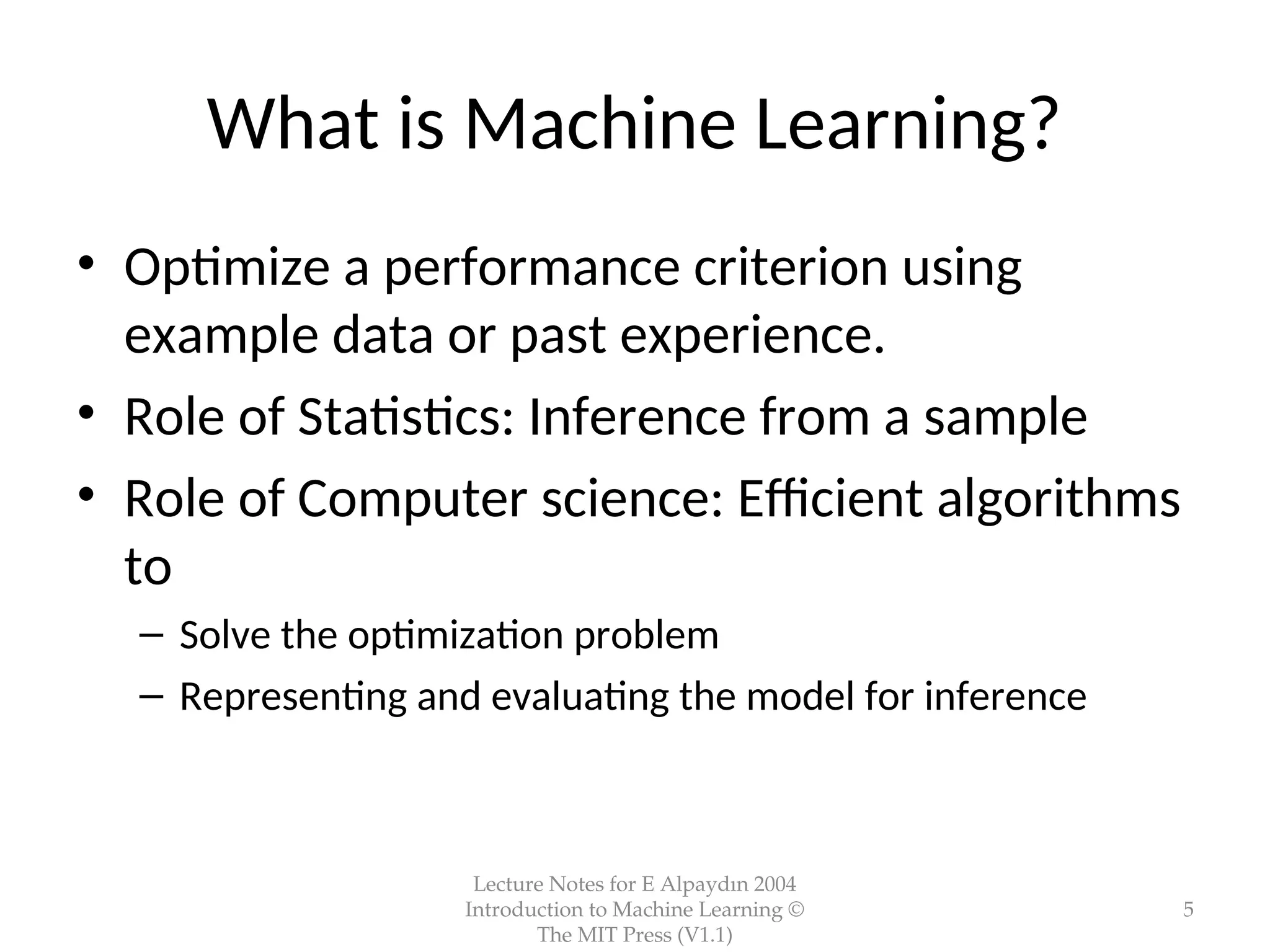 Introduction to MACHINE LEARNING for beginners.ppt