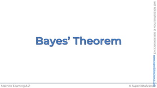 © SuperDataScience
Machine Learning A-Z
NOT
FOR
DISTRIBUTION
©
SUPERDATASCIENCE
www.superdatascience.com
 