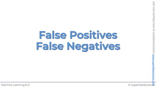 © SuperDataScience
Machine Learning A-Z
NOT
FOR
DISTRIBUTION
©
SUPERDATASCIENCE
www.superdatascience.com
 