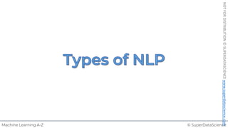 © SuperDataScience
Machine Learning A-Z
NOT
FOR
DISTRIBUTION
©
SUPERDATASCIENCE
www.superdatascience.com
 