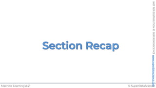 © SuperDataScience
Machine Learning A-Z
NOT
FOR
DISTRIBUTION
©
SUPERDATASCIENCE
www.superdatascience.com
 