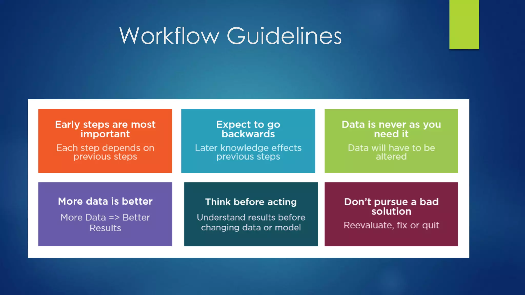 Workflow Guidelines
 