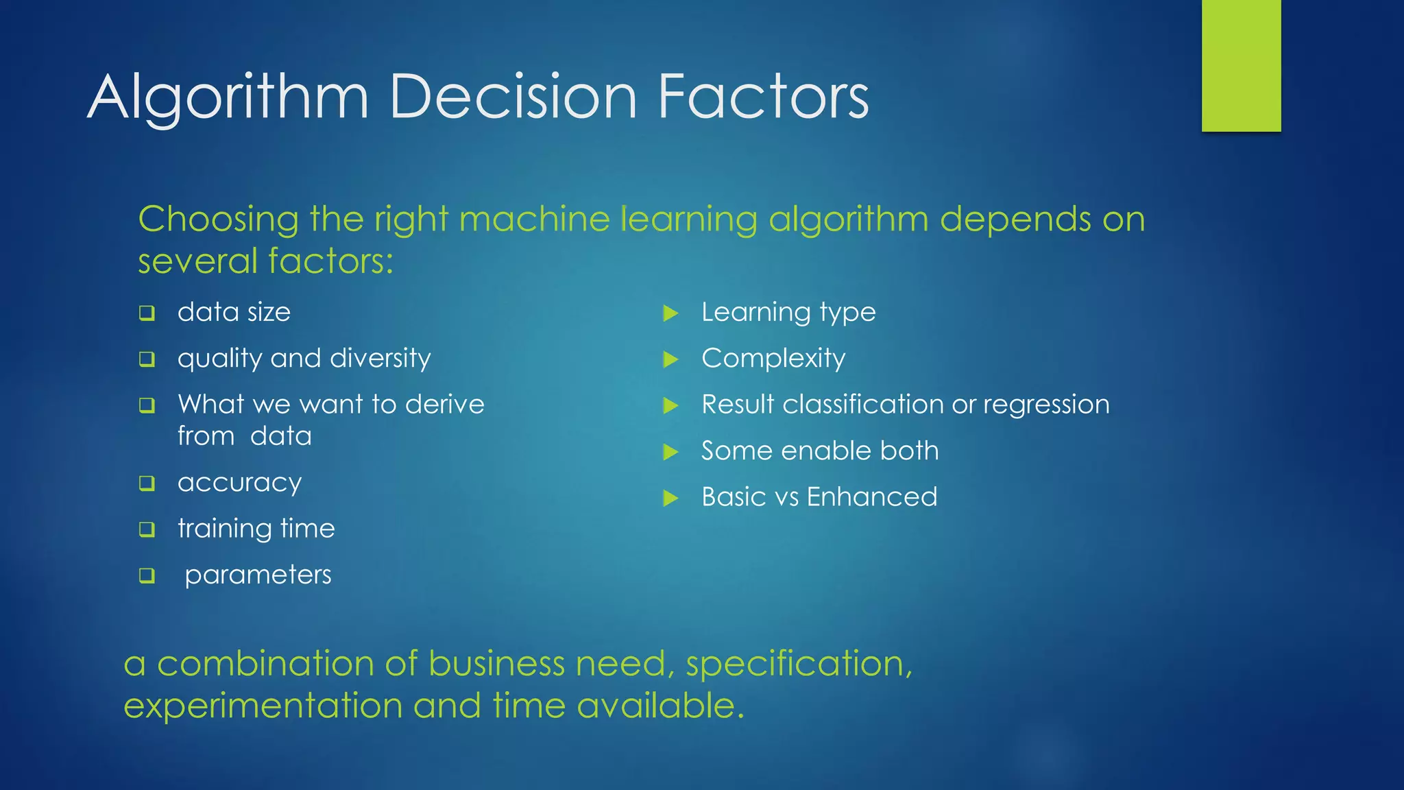 Machine learning Algorithms | PDF