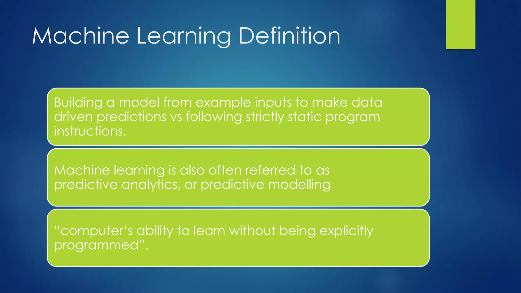 Machine learning Algorithms | PPT