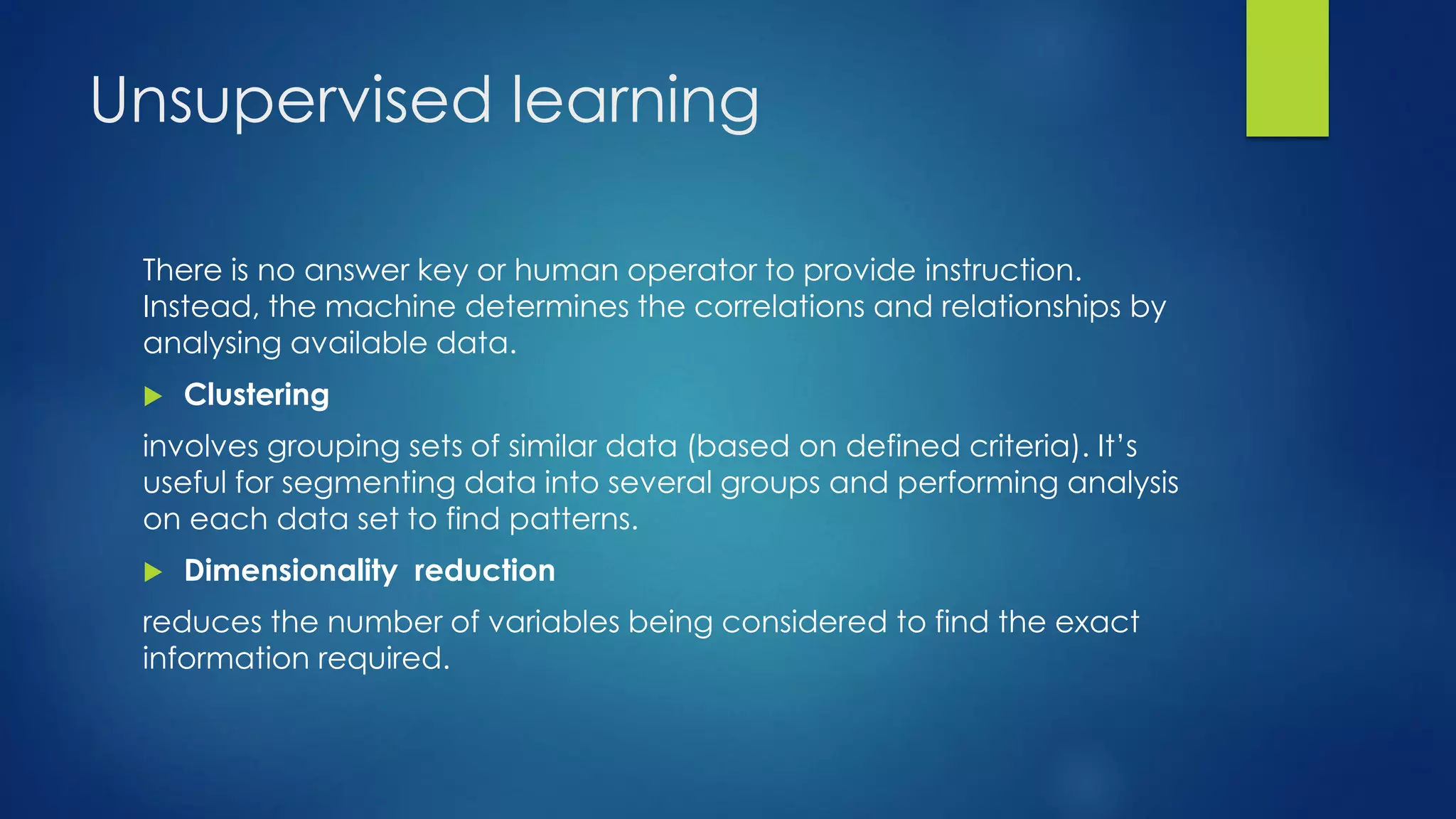 Machine learning Algorithms | PPT