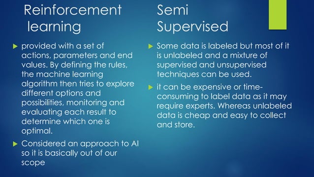 Machine learning Algorithms | PPT