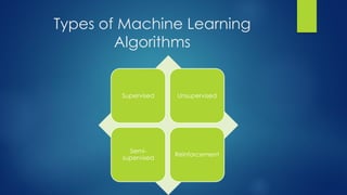 Machine learning Algorithms | PPT | Free Download