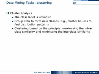 Machine Learning and Data Mining: 01 Data Mining