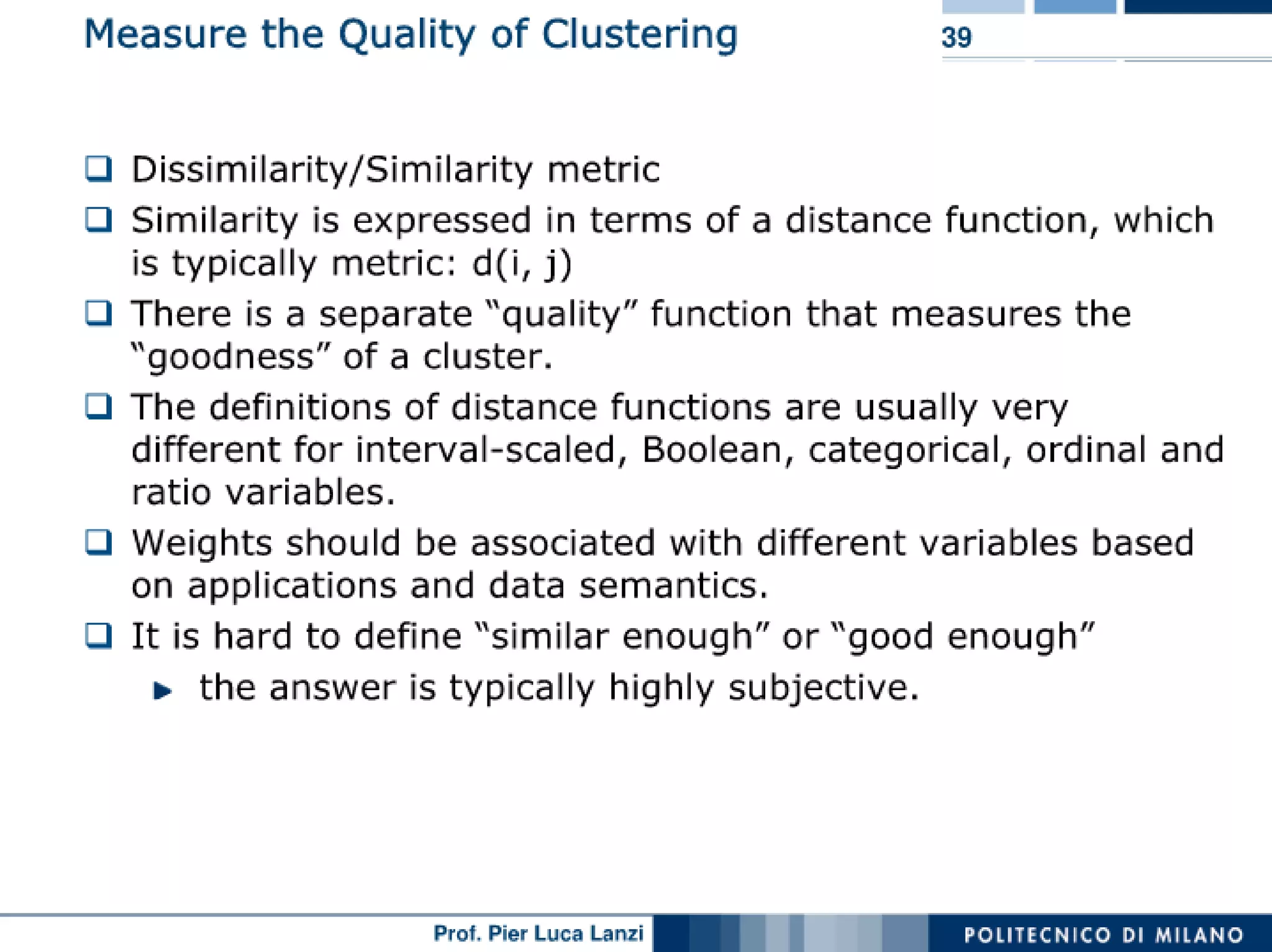 Machine Learning and Data Mining: 08 Clustering: Hierarchical | PPT