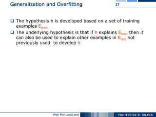 Machine Learning and Data Mining: 10 Introduction to Classification Slide 27