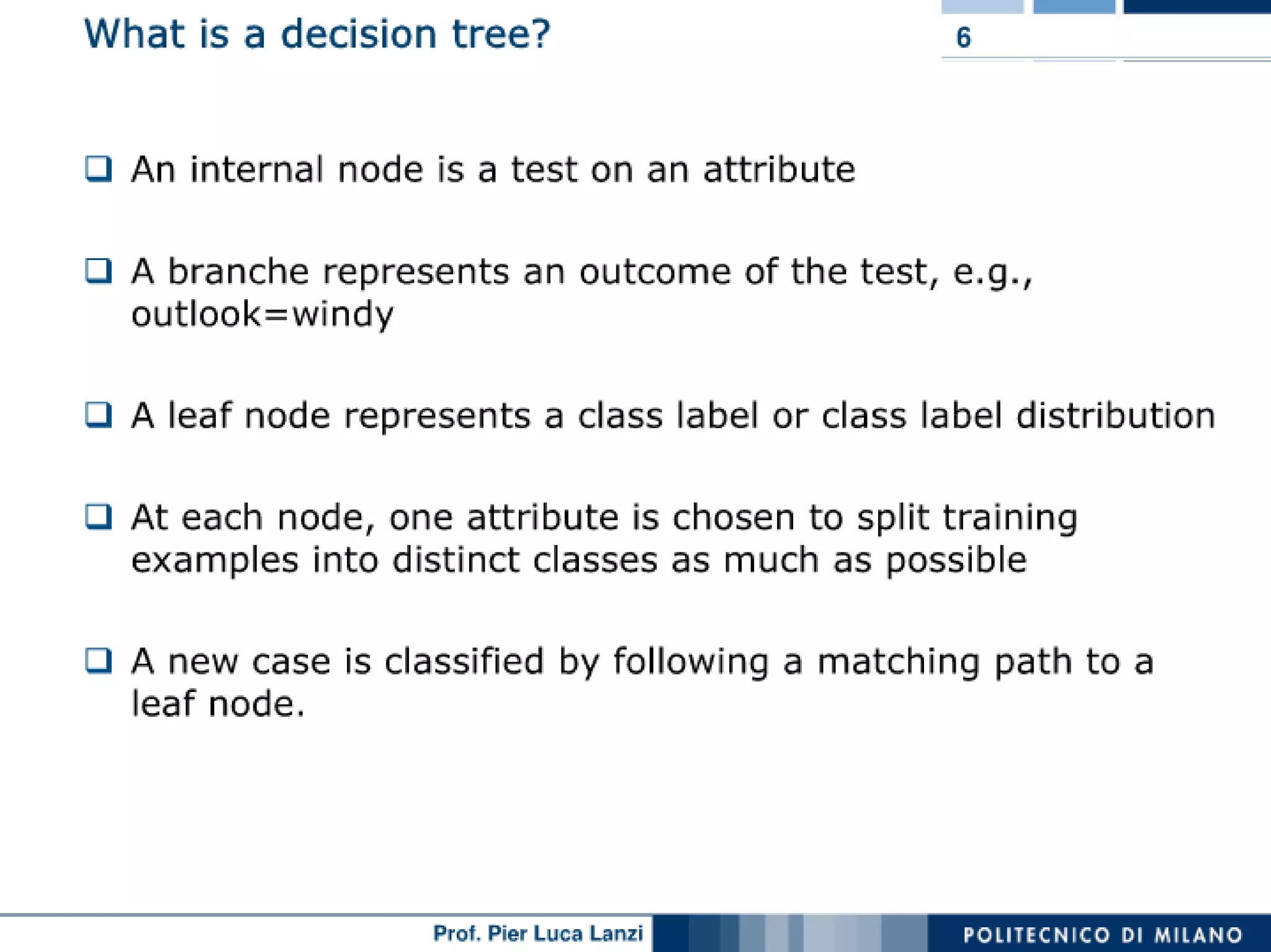 Machine Learning and Data Mining: 11 Decision Trees | PPT