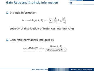 Machine Learning and Data Mining: 11 Decision Trees