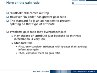 Machine Learning and Data Mining: 11 Decision Trees