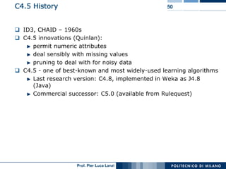 Machine Learning and Data Mining: 11 Decision Trees